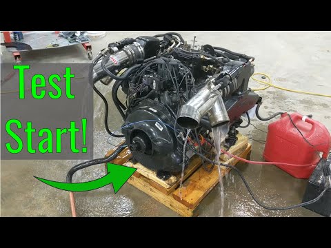 How to Run a Mercruiser Boat Engine on a Stand or Outside of a Boat