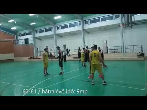 Szentendre - MAFC BME kosárlabda NB2 meccs végjátéka