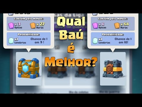 BauÌ do ClaÌƒ vs BauÌs de Guerra de ClaÌƒs do Clash Royale - QUAL EÌ MELHOR?