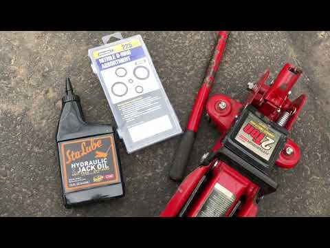 How to Fill, Bleed, and Replace O-Rings on a Trolley Jack