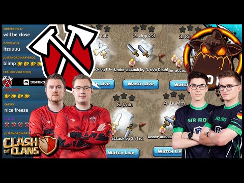 The Pros Battling it Out! Tribe Gaming vs J'Off! | Clash of Clans