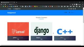 Assignment in Django Python
