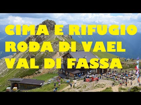 Ferrata Cima Roda di Vael e rifugio Roda di Vael in val di Fassa, Dolomiti #dolomiti #valdifassa