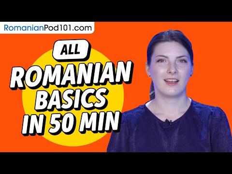 Learn Romanian in 50 Minutes - ALL Basics Every Beginners Need