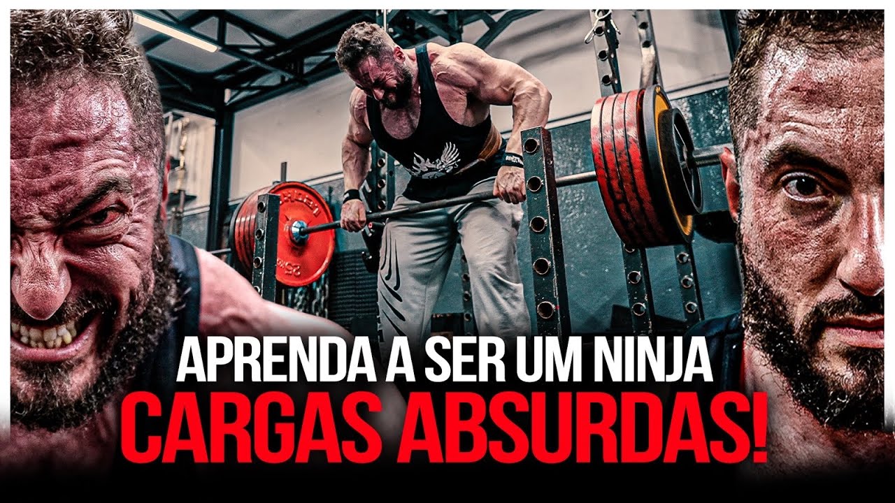 APRENDA NA PRÁTICA COMO SER UM NINJA #1 | *treino de costas*