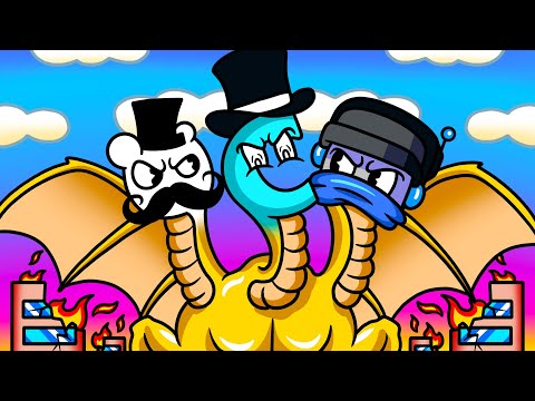 We Fight King Ghidorah and Godzilla While Destroying Entire Towns in GigaBash!