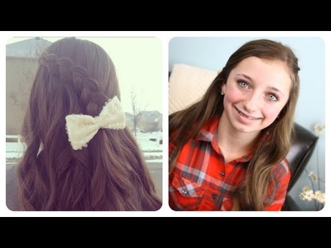 パンケーキレースブレイド by BrooklynAndBailey｜かわいい女の子のヘアスタイル (Pancake Lace Braid by BrooklynAndBailey | Cute Girls Hairstyles)