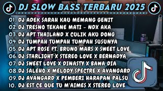 Download lagu DJ SLOWBASS TERBARU 2025 || DJ ADEK SARAH KAU MEMANG GENIT || DJ TRESNO TEKANE MATI NDX VIRAL TIKTOK mp3
