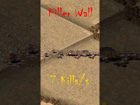 How to build the KILLER WALL in Stronghold Crusader #gaming #strongholdcrusader #games