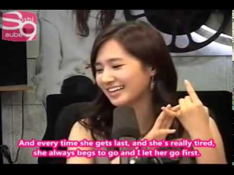 Seohyun often lost & begged Yuri to let her bathe first