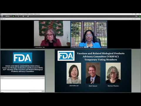 (FDA) Vaccines and Related Biological Products Advisory Committee – 9 17 2021