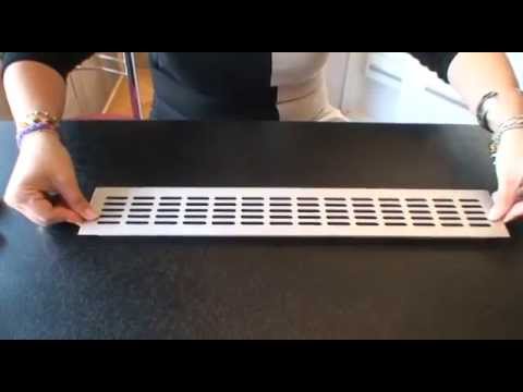 comment poser grille aeration