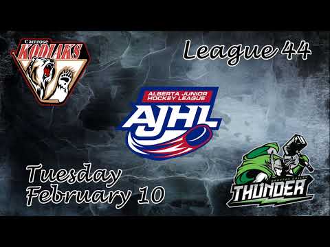 Kodiaks Hilites Gm 44 Camrose Kodiaks @ Drayton Valley Thunder February 10, 2026
