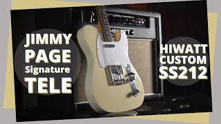 Video thumbnail for JIMMY PAGE Signature TELE into a HIWATT Studio / Stage 212 by Austin Guitar House