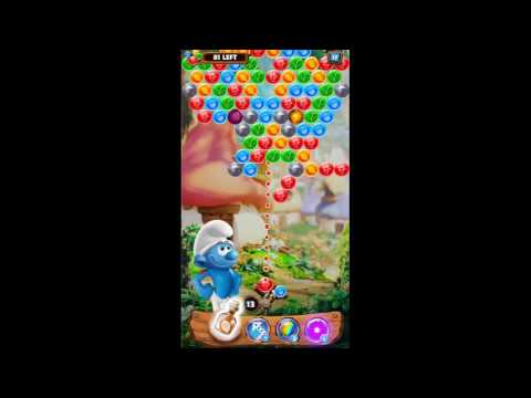smurf bubble story game level 61 | the lost village game
