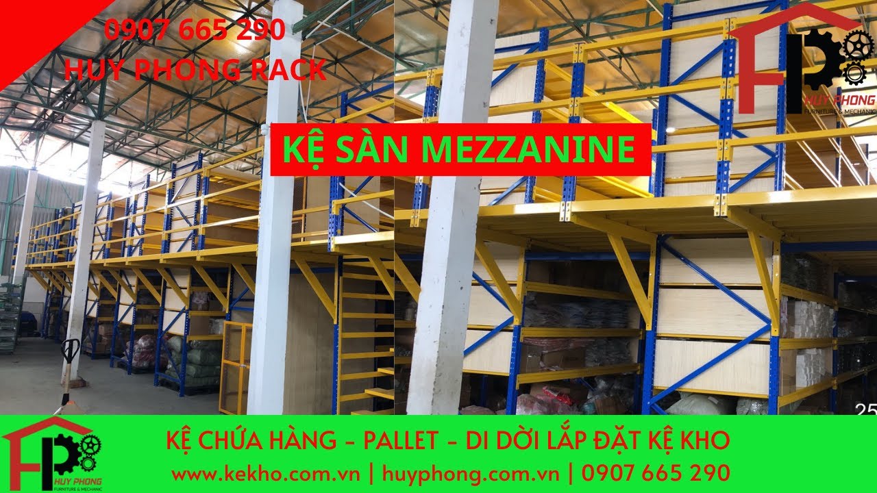 KỆ SÀN MEZZANINE | HUY PHONG RACK