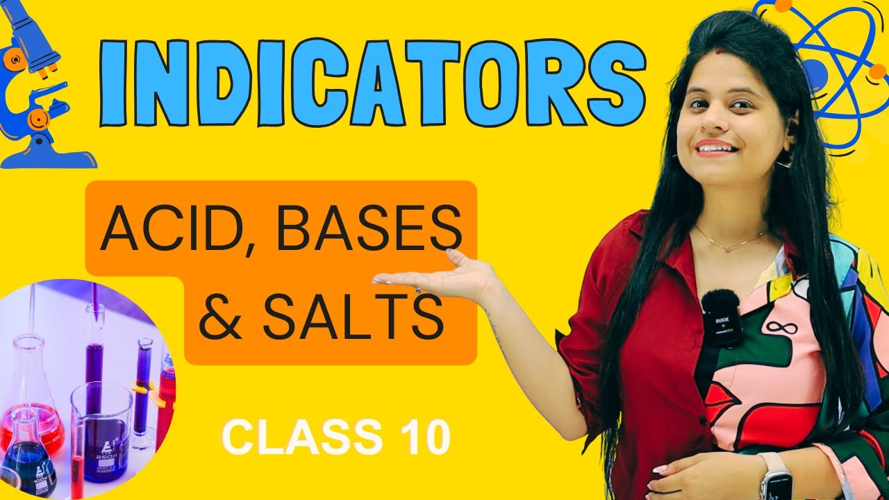 Acid, Bases & Salt | Chapter 2 | Indicators | Class 10 Science | NCERT