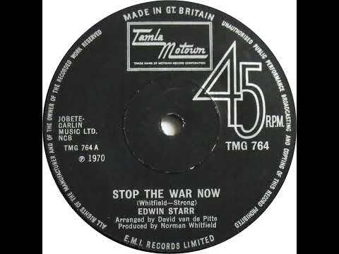 UK New Entry 1971 (34) Edwin Starr - Stop The War Now