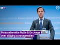 LIVE: Persconferentie Rutte & De Jonge over stijging coronagevallen