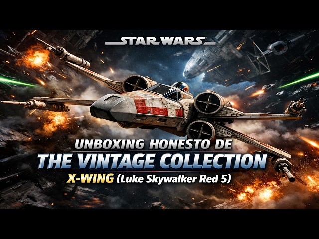 Vídeo relacionado con Star Wars - Vintage Luke Skywalker Red 5 Xwing (Hasbro E6137EU4)