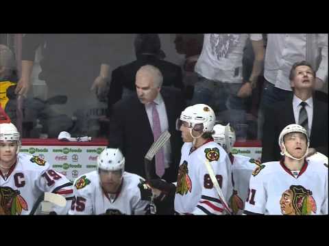 Alex Burrows 1-0 Goal - Canucks Vs Hawks - R1G7 2011 Playoffs - 04.26.11 - HD