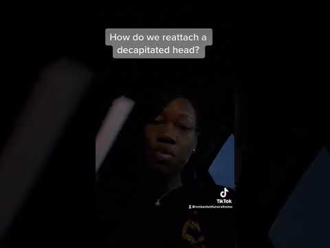 How do we reattach a decapitated head?