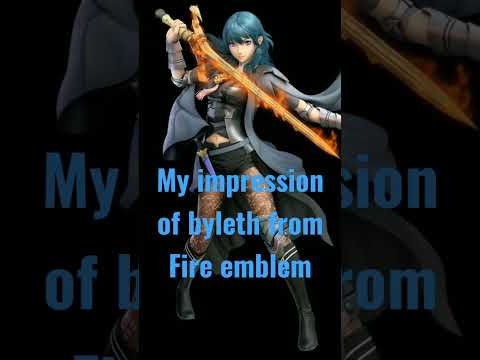 Byleth impression from Fire Emblem