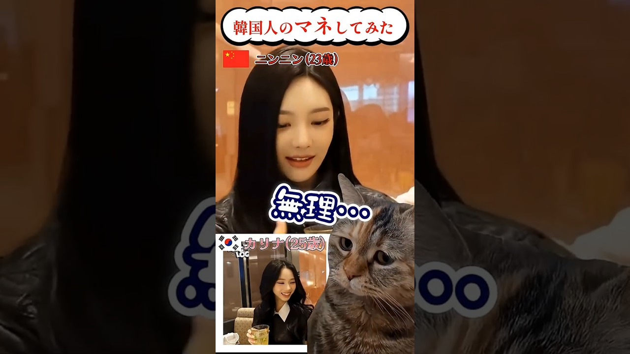 【aespa】韓国人のマネしたけど無理でしたw  #ニンニン