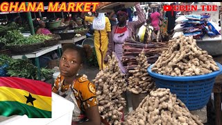 I GOT LOST IN GHANA 🇬🇭 CHEAPEST FOOD STUFF MARKET (REALITY IN GHANA)