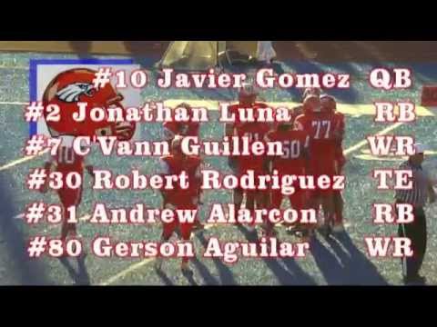 Franklin Cougars vs Canutillo Eagles  2014 First Quarter   High School Football