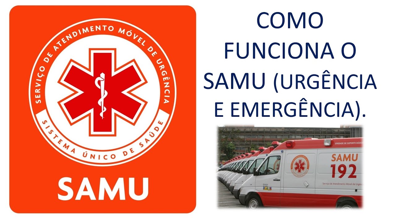 COMO FUNCIONA O SAMU (SERVIÇO DE ATENDIMENTO MÓVEL DE URGÊNCIA)