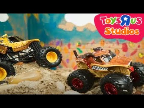 DIY: Make a Monster Jam Truck Racing Arena! | Toys"R"Us