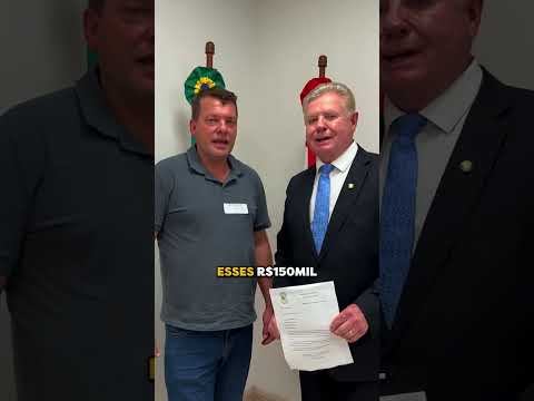 Atalanta recebe veículo para a saúde e R$150 mil para pavimentação