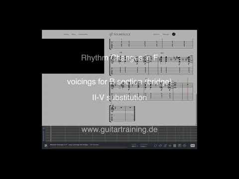 Rhythm Changes in F - voicings for bridge