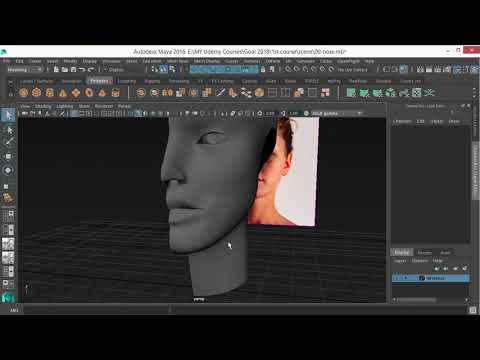 Learn Maya Character Head Modeling for Beginners