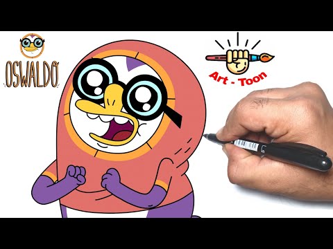 how to draw oswaldo Step by step easy