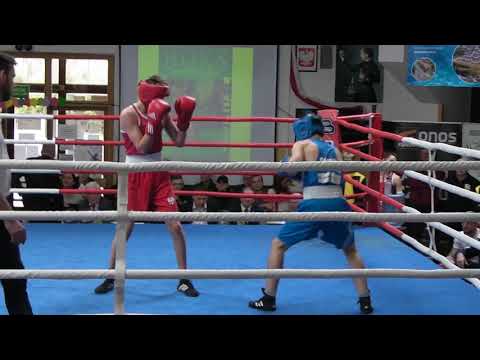 Łukasz Kania Górnik Sosnowiec vs Dawid Szmajda MOSM Tychy Kategoria Kadet waga 63 kg