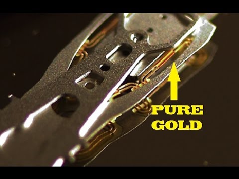 Hard Drive Tear Down For Precious Metals! In Detail HD