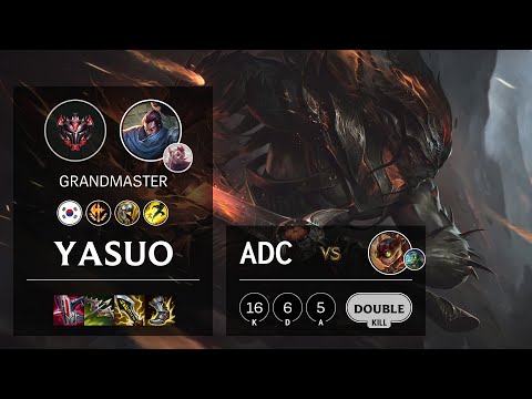 Yasuo ADC vs Ziggs - KR Grandmaster Patch 11.18