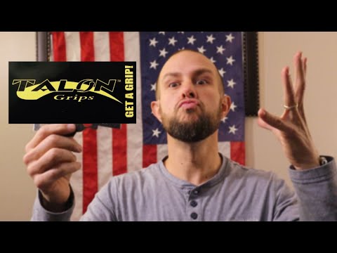 Talon Grips Rubberized vs Pro Grip textures on Glock 48 MOS and Glock 43X.