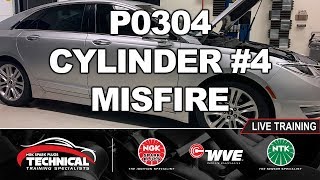 P0304 Misfire Code - 2014 Lincoln MKZ 3.7L