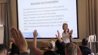 Chris Wilkins and Mark Homer lecture at Progressive Property’s Inner Circle Elite Members, July 2025