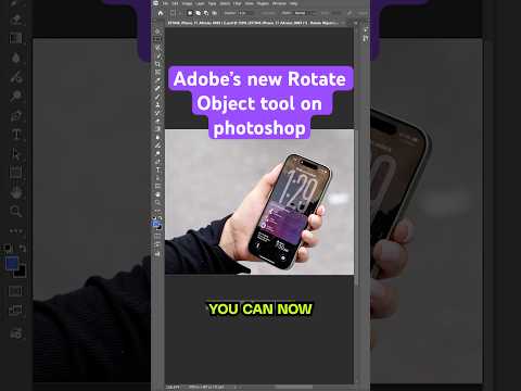 Video Thumbnail: Adobe's new Rotate Object on Photoshop