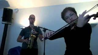 Steve Lehman & Mari Kimura, Duo improvisation with Omax (IRCAM)