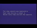 Warner Home Video Warning Screen 1980 1990 UK