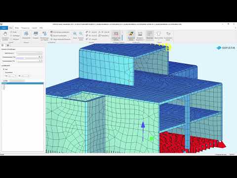 SOFiSTiK Tutorial Teil 15 - Variable Bauteildicken und Attributlinien mit Revit