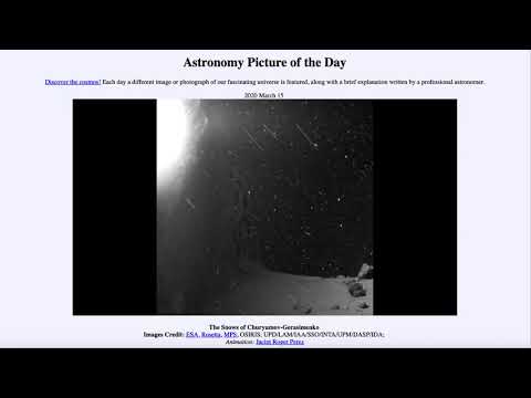 2020 March 15 - The Snows of Churyumov-Gerasimenko