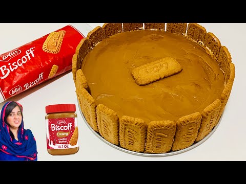 🎯NOBAKE easy Lotus Biscoff Cheesecake |How to make Biscoff dessert #lotusbiscoffcheesecake #dessert