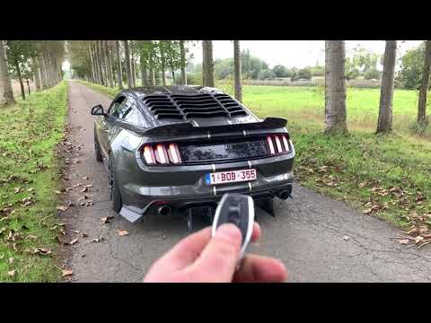 FORD MUSTANG 2.3 ECOBOOST - ICON BRUTAL VALVED EXHAUST ON THIS FORD MUSTANG ECOBOOST