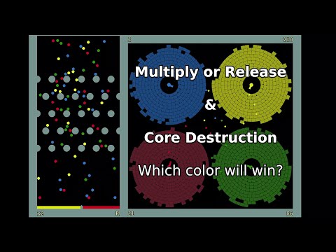 Multiply or Release - Marble Race & Core Destruction #1 2022 - Which team will be the winner?